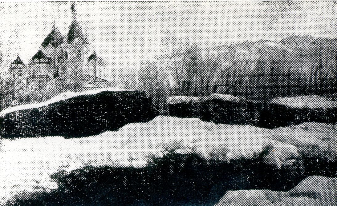 Церковь Введения во Храм Пресвятой Богородицы, Алматы (Алматы, город, Казахстан). архивная фотография, Единственное сохранившееся фото церкви. Частная коллекция. Фото 1910 г.