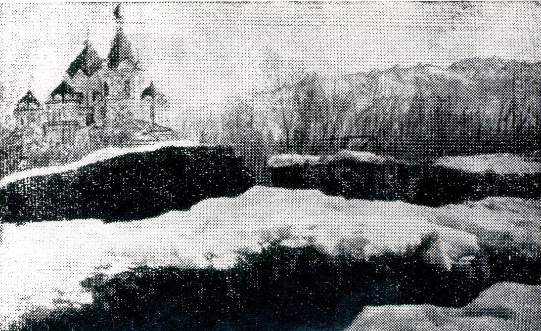 Алматы. Церковь Введения во Храм Пресвятой Богородицы. архивная фотография, Единственное сохранившееся фото церкви. Частная коллекция. Фото 1910 г.