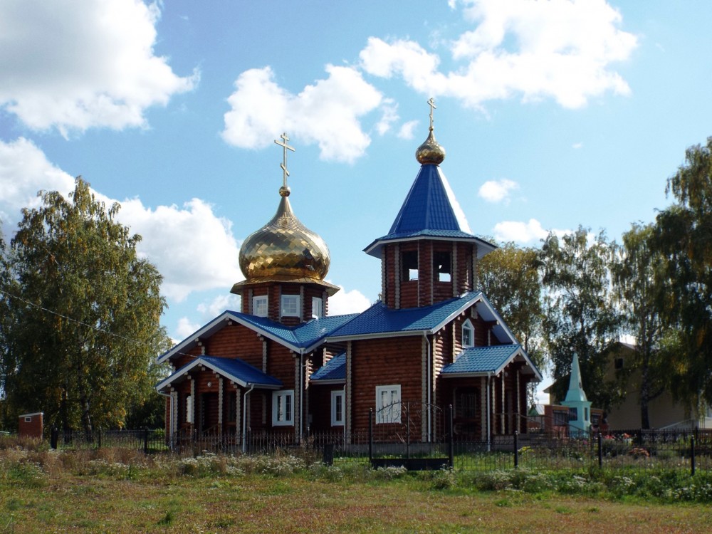 Церковь Сергия Радонежского (новая), Большое Подберезье (Кайбицкий район, Республика Татарстан). фасады