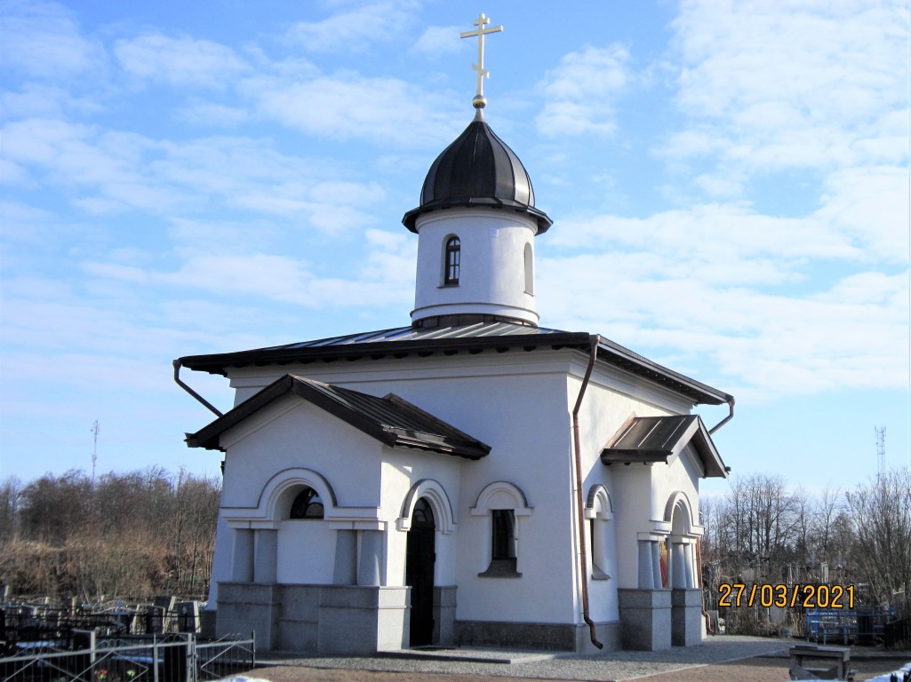Церковь Георгия Победоносца, Городец (Лужский район, Ленинградская область). фасады, Храм-часовня св. вмч. Георгия Победоносца.