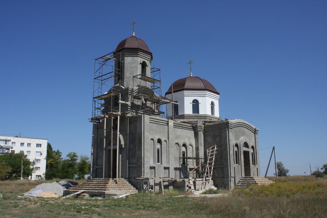 Мирный. Церковь Всех Святых (строящаяся). фасады