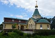 Монастырь Серафима Саровского. Церковь Сергия Радонежского, общий вид, Новомакарово, Грибановский район, Воронежская область