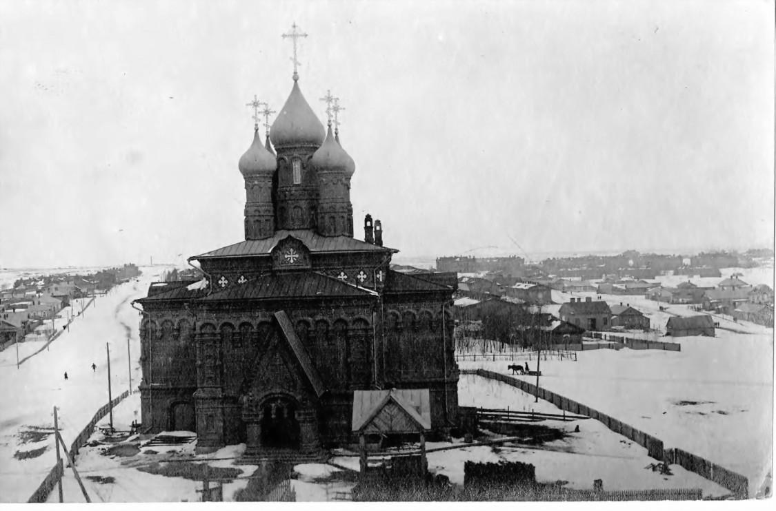 Хабаровск. Церковь Алексия, человека Божия. архивная фотография, Фото 1919 года. Автор William M. Planert