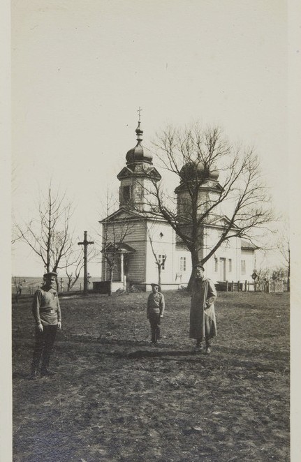 Церковь Михаила Архангела, Линев (Владимирский район, Украина, Волынская область). архивная фотография, Фото 1917 г. Алексеев П. Н. Госкаталог 8379307