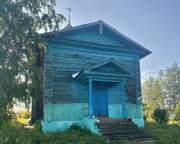 Церковь Троицы Живоначальной, Западный фасад<br>, Верхний Мангиртуй, Бичурский район, Республика Бурятия