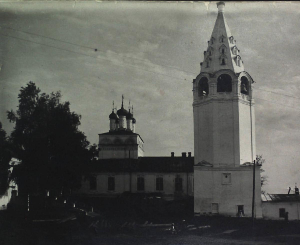 Фото нач. ХХ в.в., архивная фотография. Спасо-Преображенский монастырь. Колокольня, Арзамас (Арзамасский район и г. Арзамас, Нижегородская область)