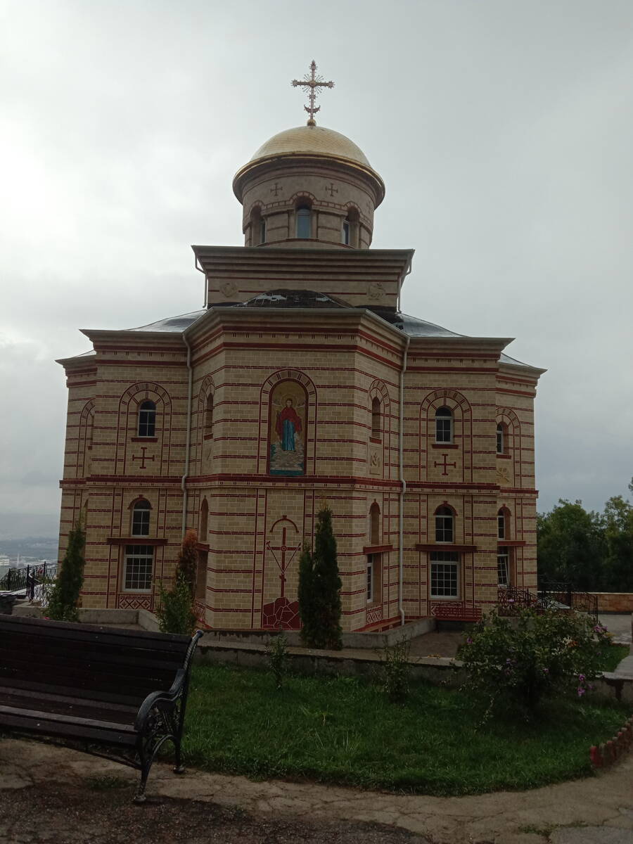 Успенский Второафонский монастырь. Церковь Успения Пресвятой Богородицы (новая), Лермонтов (Лермонтов, город, Ставропольский край). фасады