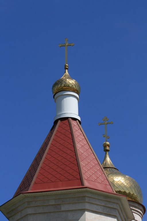 Церковь Покрова Пресвятой Богородицы, Старомарьевка (Грачёвский район, Ставропольский край). архитектурные детали, Фасады
