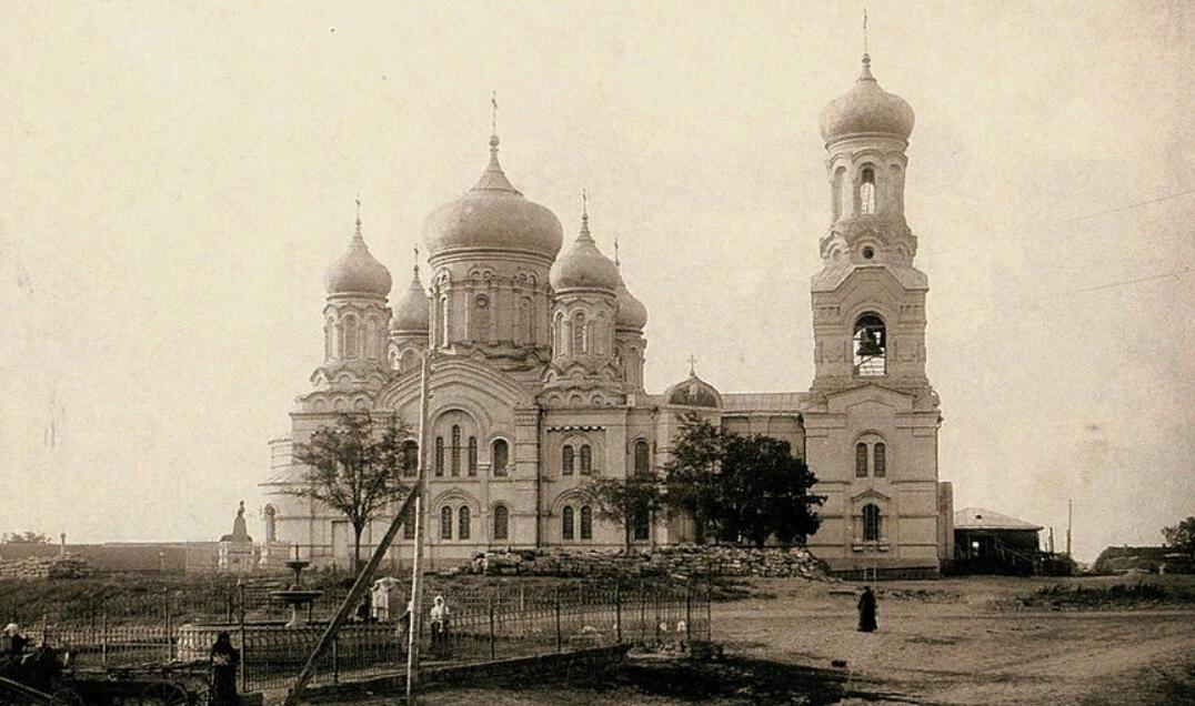 Церковь Сергия Радонежского (старая), Сергиевское (Грачёвский район, Ставропольский край). архивная фотография, Фото нач. 20 в. Источник: beshpagirnika.com/hram-sergiya-radonezhskogo-s-sergie