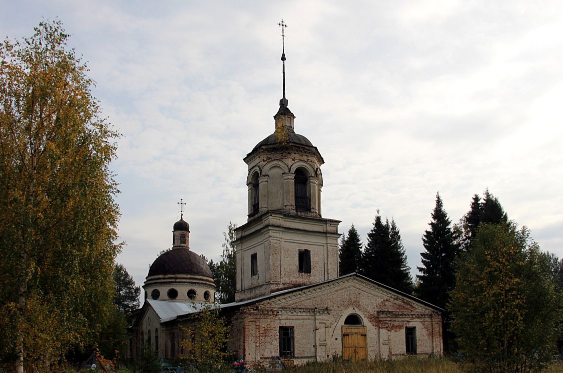 Церковь Георгия Победоносца, Староегорьевское, урочище (Никольский район, Вологодская область). фасады
