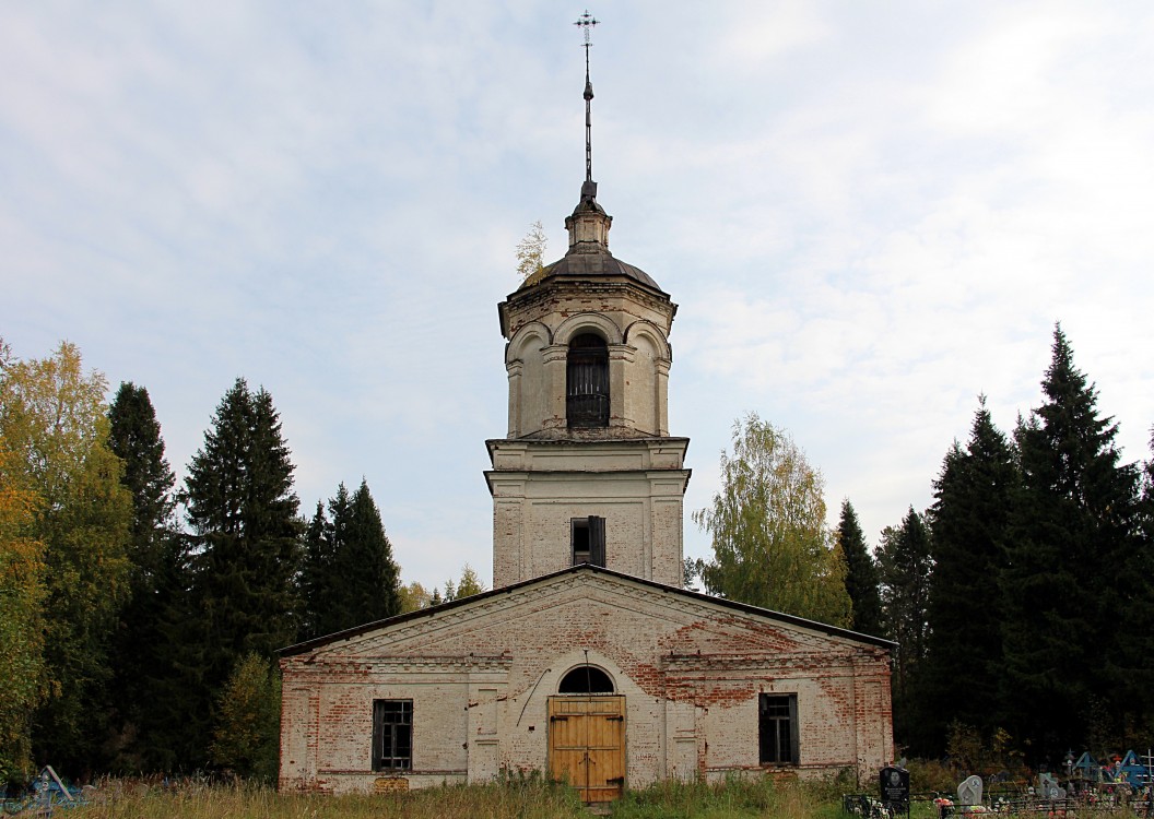 Церковь Георгия Победоносца, Староегорьевское, урочище (Никольский район, Вологодская область). фасады
