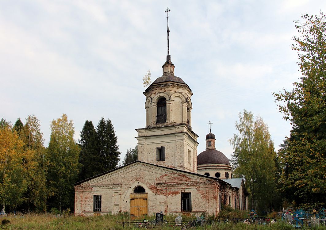 Церковь Георгия Победоносца, Староегорьевское, урочище (Никольский район, Вологодская область). фасады