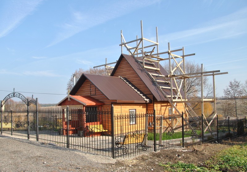 Церковь Сретения Господня (новая), Сретенка (Ефремовский район, Тульская область). документальные фотографии