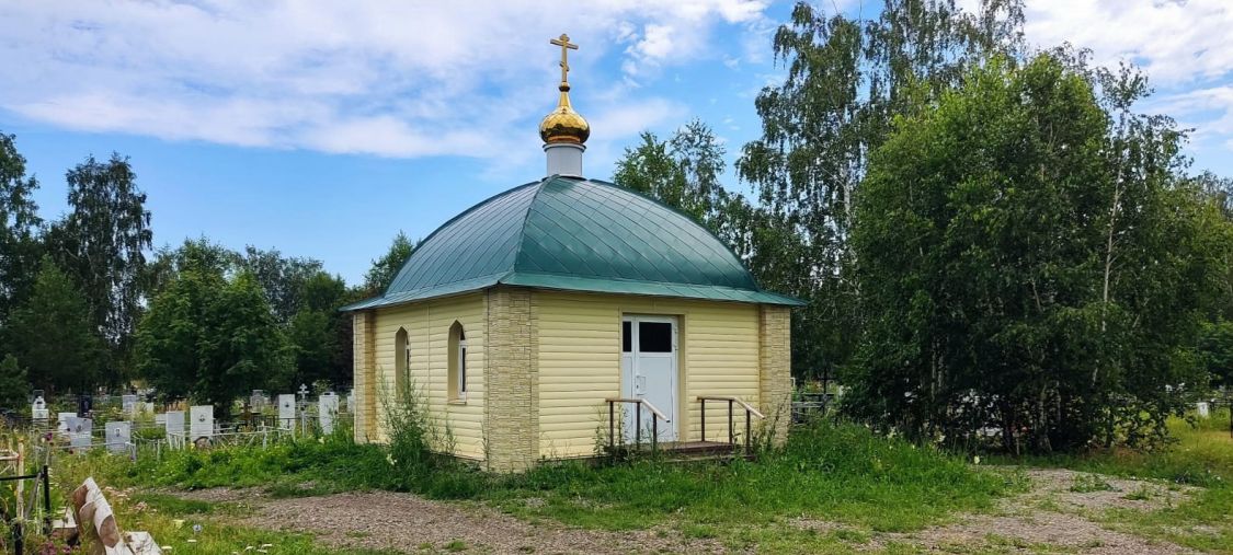 Неизвестная кладбищенская часовня, Еткуль (Еткульский район, Челябинская область). фасады, Общий вид