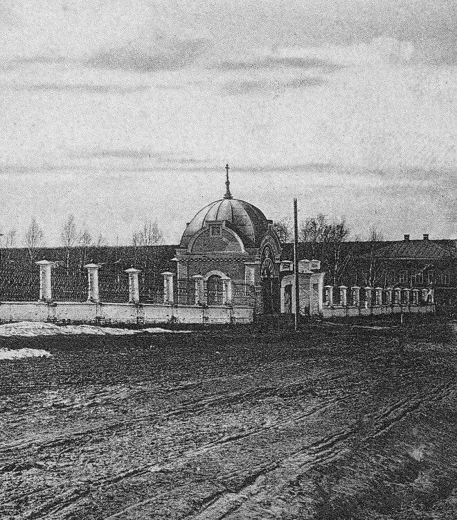 Соликамск. Неизвестная часовня. архивная фотография, Фрагмент дореволюционной открытки