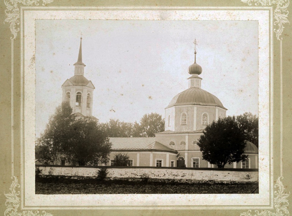 Молодой Туд. Церковь Спаса Преображения (старая). архивная фотография