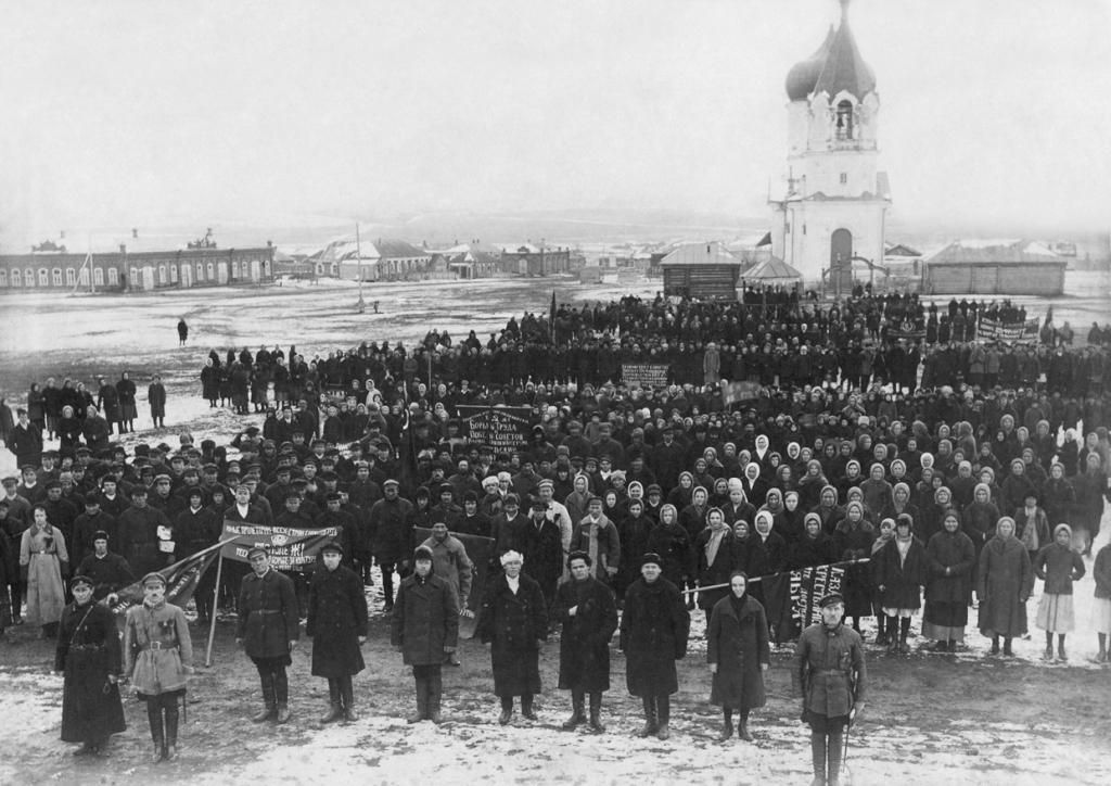 Церковь Симеона и Анны, Кизильское (Кизильский район, Челябинская область). архивная фотография, Старинное фото из фондов Кизильского историко-краеведческого музея