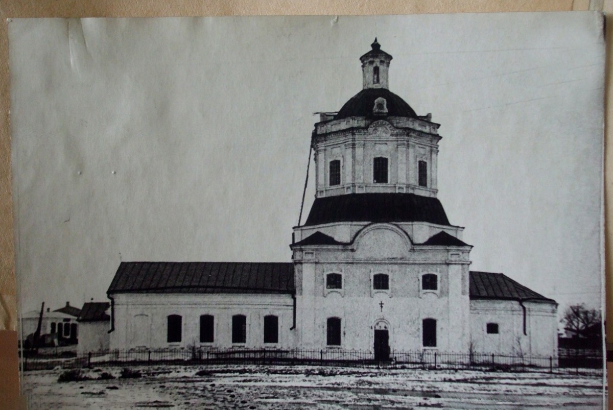 Церковь Рождества Христова, Митякинская (Тарасовский район, Ростовская область). архивная фотография, Южный фасад. Фото 1950-х годов из приходского архива