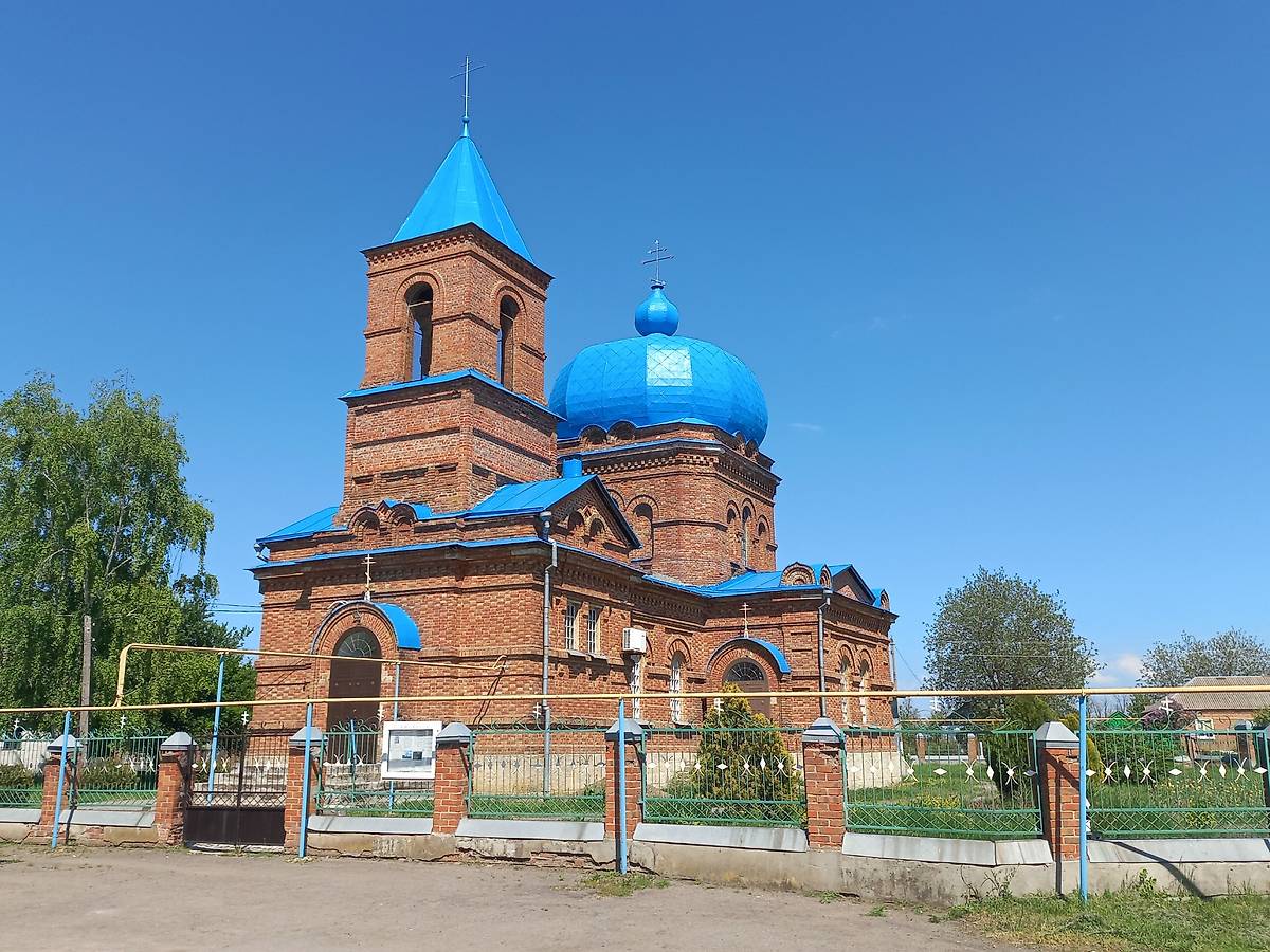 фасады. Церковь Рождества Пресвятой Богородицы, Новониколаевка (Матвеево-Курганский район, Ростовская область)