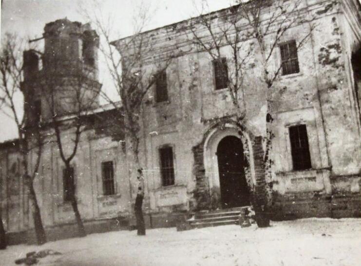 Церковь Иоанна Богослова, Титовка (Миллеровский район, Ростовская область). архивная фотография, Фото 1950-х гг. из собрания Старочеркасского историко-архитектурного музея-заповедника