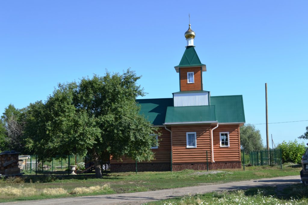 Церковь Илии Пророка, Курья (Кытмановский район, Алтайский край). фасады, Храм построен