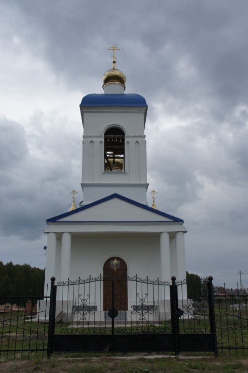 Церковь Успения Пресвятой Богородицы (новая), Балахта (Балахтинский район, Красноярский край). документальные фотографии, Строящаяся церковь. Юбилейный переулок, 1