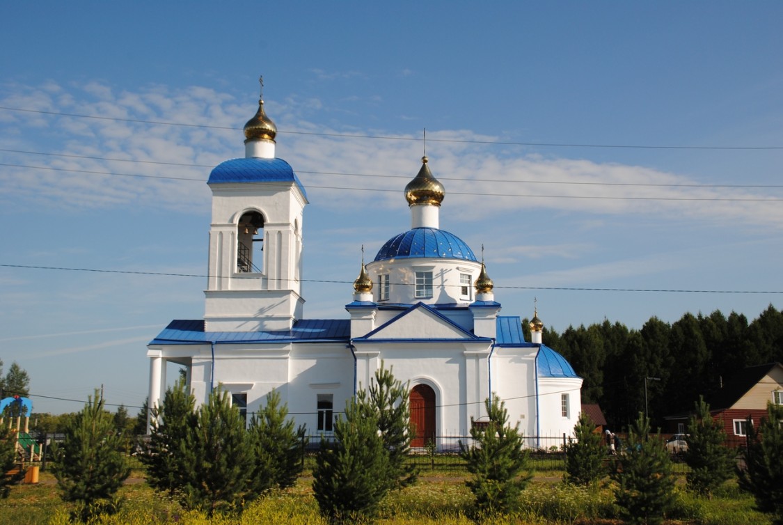 Церковь Успения Пресвятой Богородицы (новая), Балахта (Балахтинский район, Красноярский край). фасады, Южный фасад