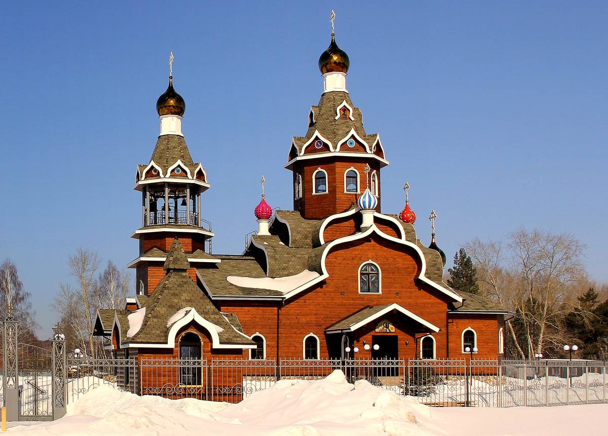фасады. Церковь Богоявления Господня, Бердск (Бердск, город, Новосибирская область)
