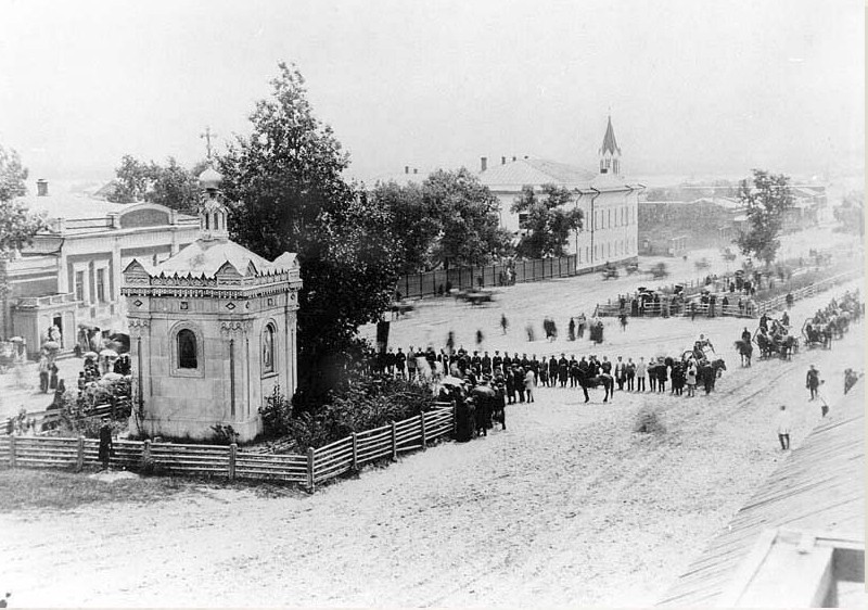 Барнаул. Часовня Александра Невского (утраченная). архивная фотография