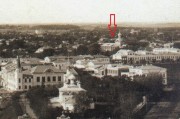 Церковь Рождества Пресвятой Богородицы (новая), Вид на храм (указан стрелкой). Фото 1914 г.<br>, Ржев, Ржевский район и г. Ржев, Тверская область