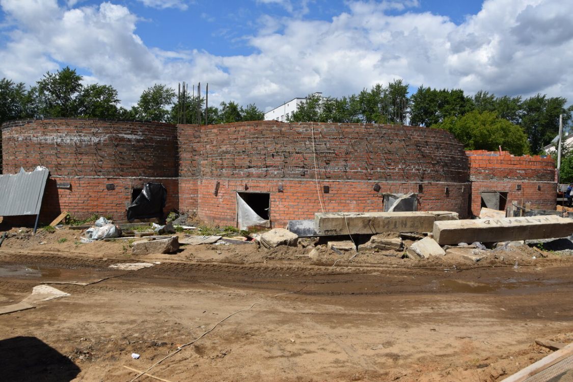 Люблино. Церковь Андрея Первозванного в Люблине (строящаяся). документальные фотографии