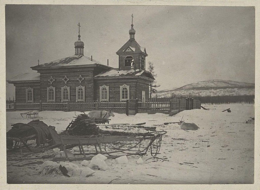 Неизвестная церковь, Чиринда (Эвенкийский район, Красноярский край). архивная фотография, Фото 1926-1927 гг. из фондов Государственного Исторического Музея