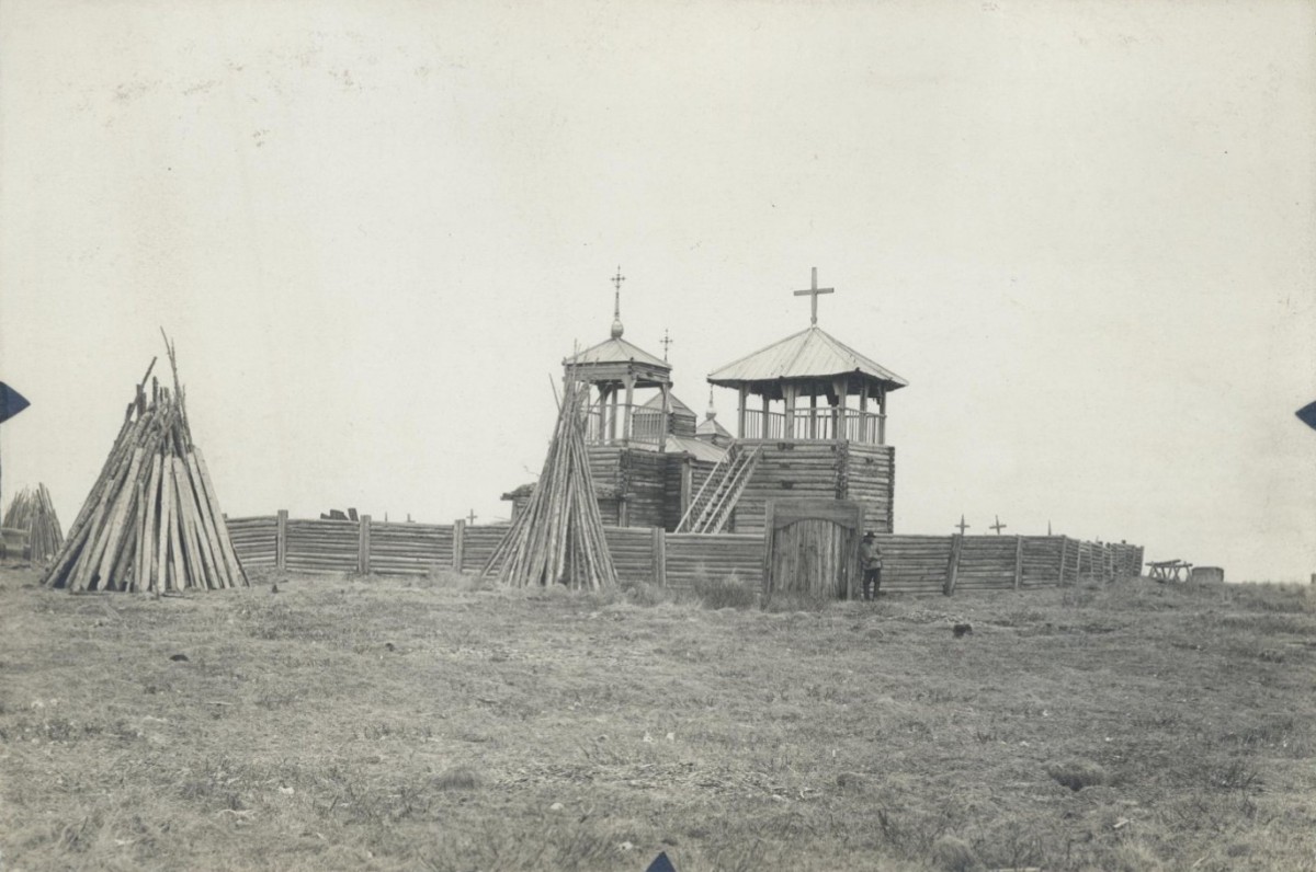 Ессей. Церковь Василия Великого. архивная фотография, Фото 1905 года из фондов МАЭ РАН