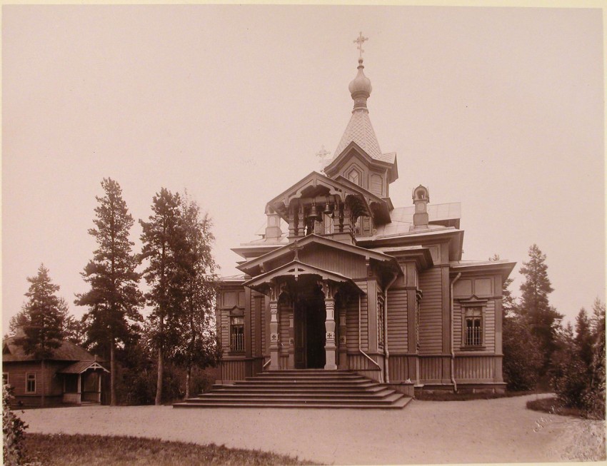 Церковь Александра Невского (старая), Сосновый Бор (Выборгский район, Ленинградская область). архивная фотография, фото с сайта http://humus.livejournal.com