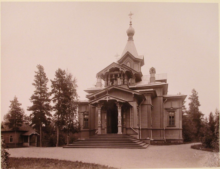 Сосновый Бор. Церковь Александра Невского (старая). архивная фотография, фото с сайта http://humus.livejournal.com