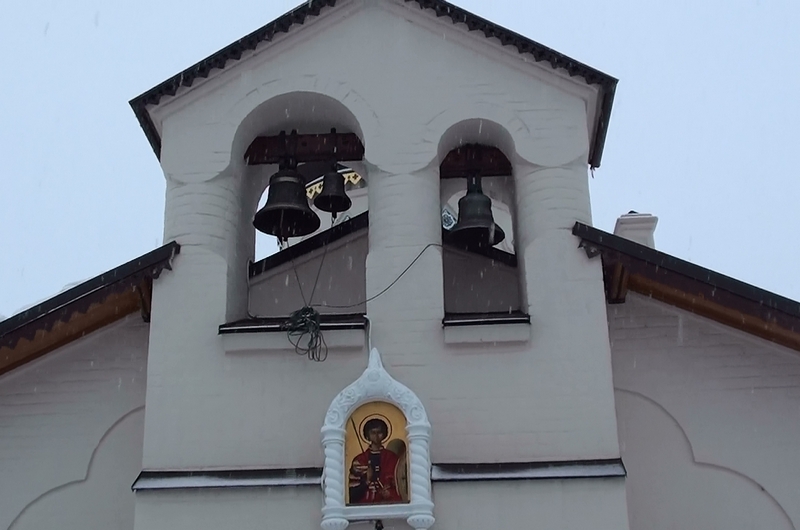 Храм-часовня Обновления храма Георгия Победоносца в Лидде, Рассыльная (Кромской район, Орловская область). архитектурные детали, Звонница храма