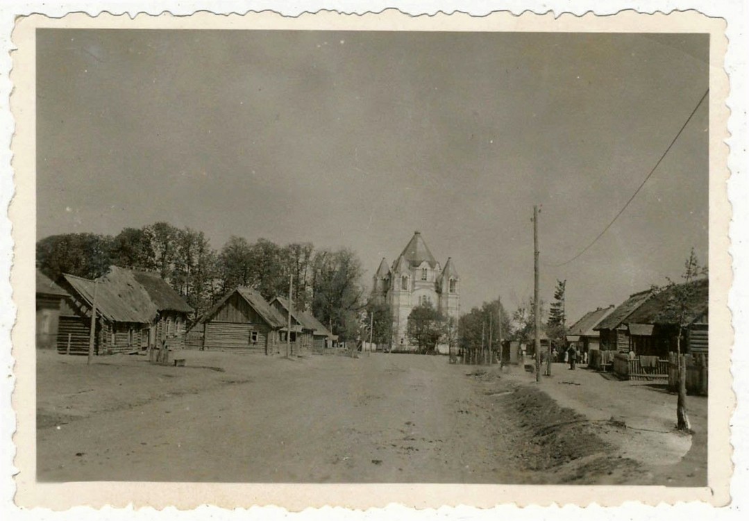Церковь Флора и Лавра (старая), Зикеево (Жиздринский район, Калужская область). архивная фотография, Фото 1941 г. с аукциона e-bay.de
