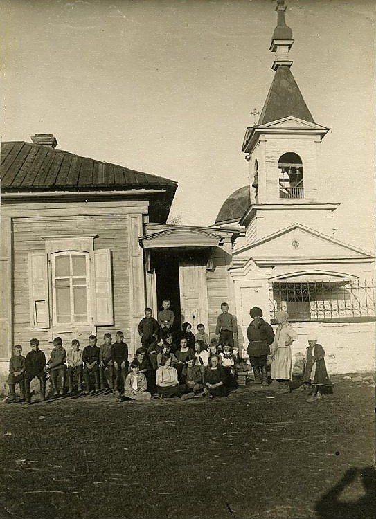 Красноярск. Церковь Николая Чудотворца в Торгашинском. архивная фотография, Фото 1925 года из фондов Красноярского краевого краеведческого музея. Автор Андрей Васильевич Кудрявцев