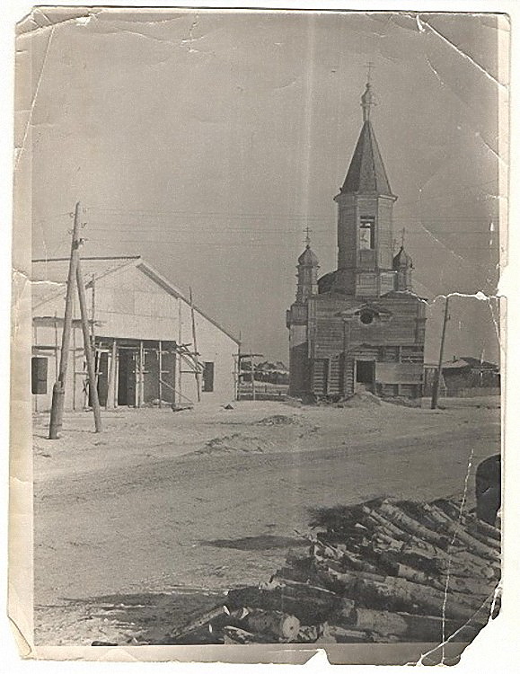 Речкино. Церковь Петра и Павла. архивная фотография, Фото советского периода из фондов Белозёрского районного краеведческого музея