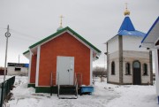 Церковь иконы Божией Матери "Живоносный источник" (новая), Западный фасад, вход в храм<br>, Боровиха, Первомайский район, Алтайский край