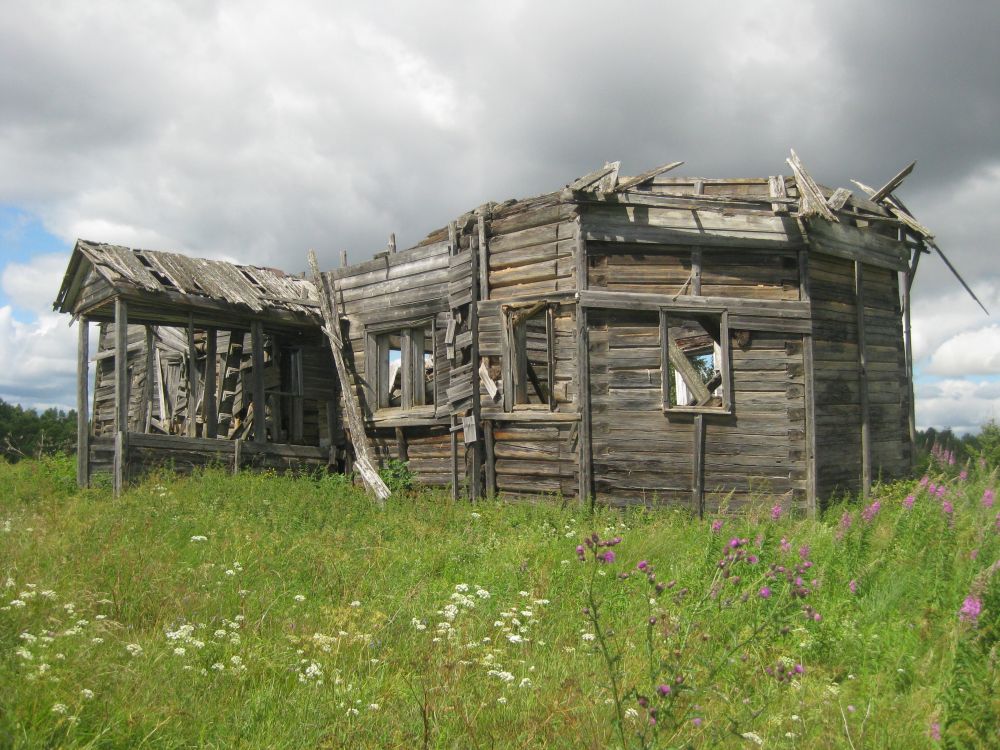Церковь Николая Чудотворца, Кузьминская (Окштама) (Вытегорский район, Вологодская область). фасады
