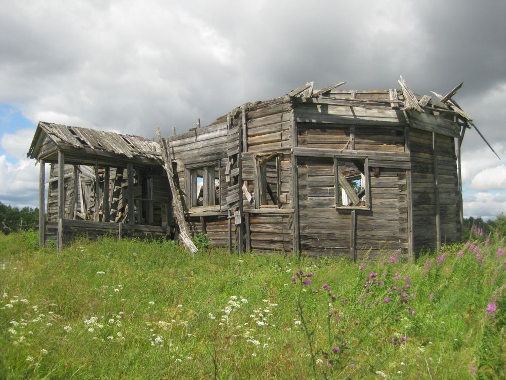 Кузьминская (Окштама). Церковь Николая Чудотворца. фасады