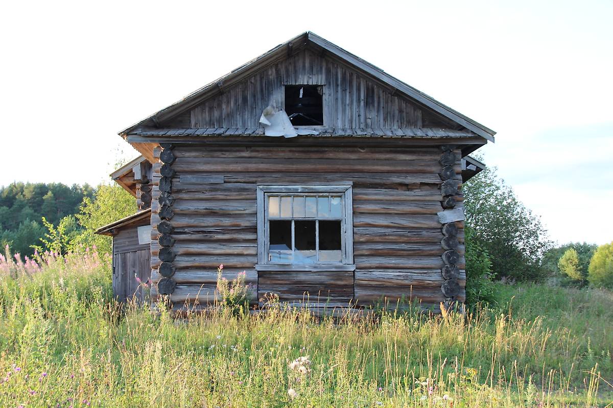 Западный фасад, фасады. Церковь Илии Пророка, Мосеево (Вашкинский район, Вологодская область)