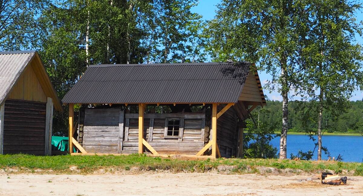 Неизвестная часовня (старая), Коткозеро (Виллала) (Олонецкий район, Республика Карелия). фасады