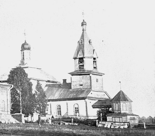 Большой Шокшем. Церковь Николая Чудотворца. архивная фотография