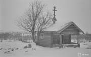 Часовня Георгия Победоносца, Фото 1941-44 годов из архива SA-Kuva<br>, Терманы, Медвежьегорский район, Республика Карелия