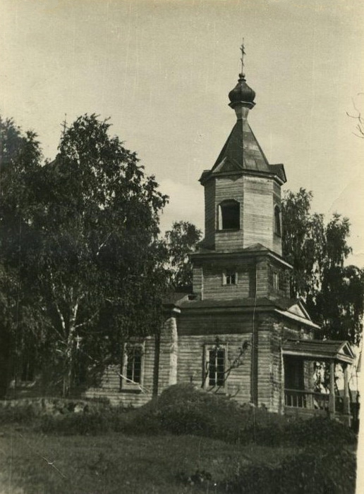 Церковь Сретения Господня, Тебенякское (Белозерский район, Курганская область). архивная фотография, Фото 1953 года из фондов Музейного комплекса имени Ивана Яковлевича Словцова. Автор А.А. Зырянов
