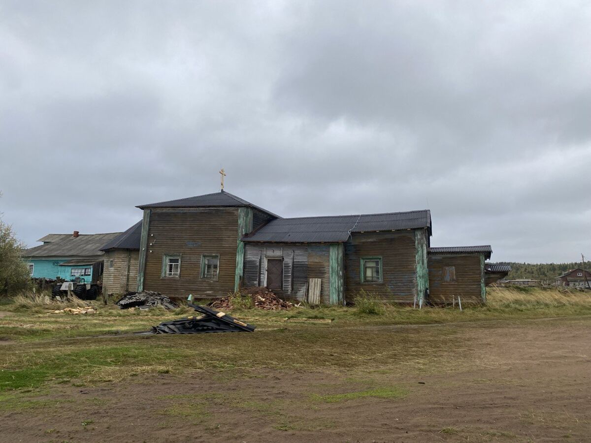 Церковь Антония Сийского, Нижняя Золотица (Приморский район, Архангельская область). фасады, После проведения консервационных работ отрядом НебоЗовет! в рамках проекта Общее Дело