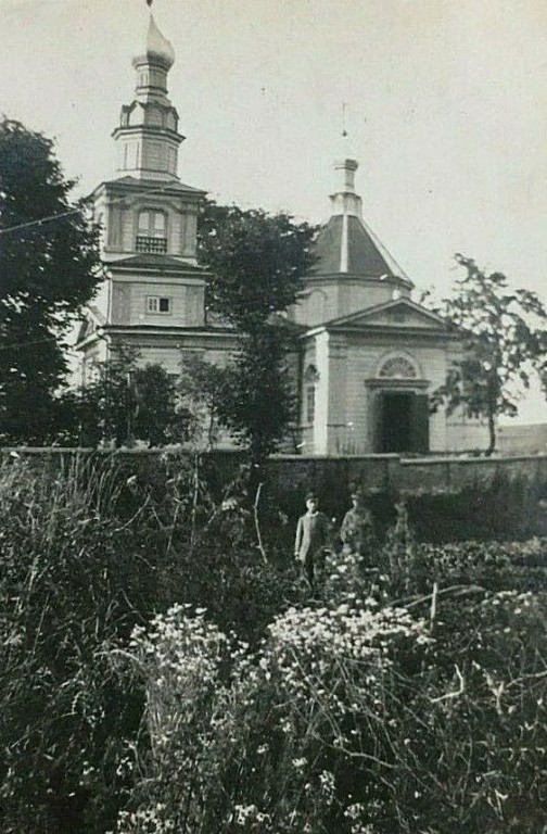 Покрова Пресвятой Богородицы (старая), церовь, Приветное (Владимирский район, Украина, Волынская область). архивная фотография, Почтовая фотооткрытка 1916 г.