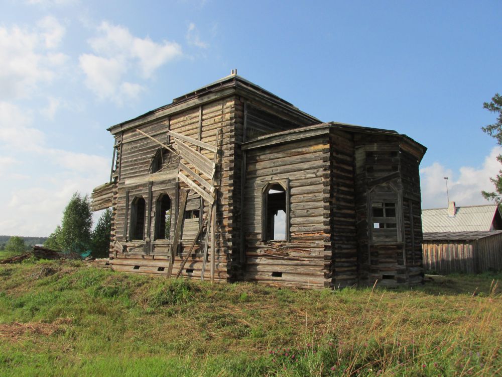 Власовская. Церковь Николая Чудотворца. фасады